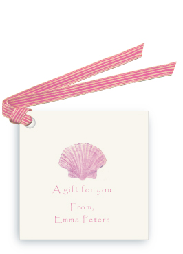 Pink Scallop Shell