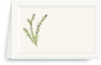 rosemary place card