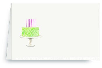 Beaded Birthday Cake