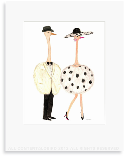 Ostrich Couple-Coco+1