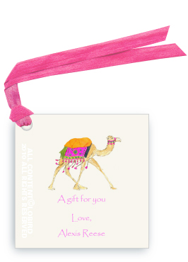 Festive Camel - fuchsia 