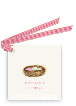 Nest with Easter Eggs