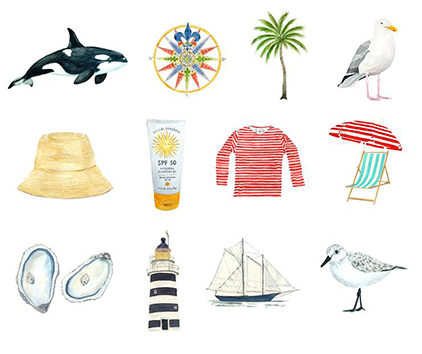 2027 Seaside Calendar Lobird 